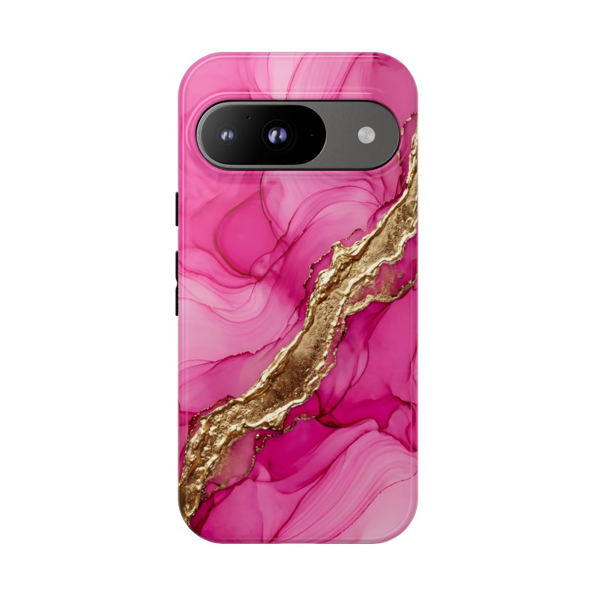 Pink Gold Marble Phone Case – Luxe Alcohol Ink Aesthetic