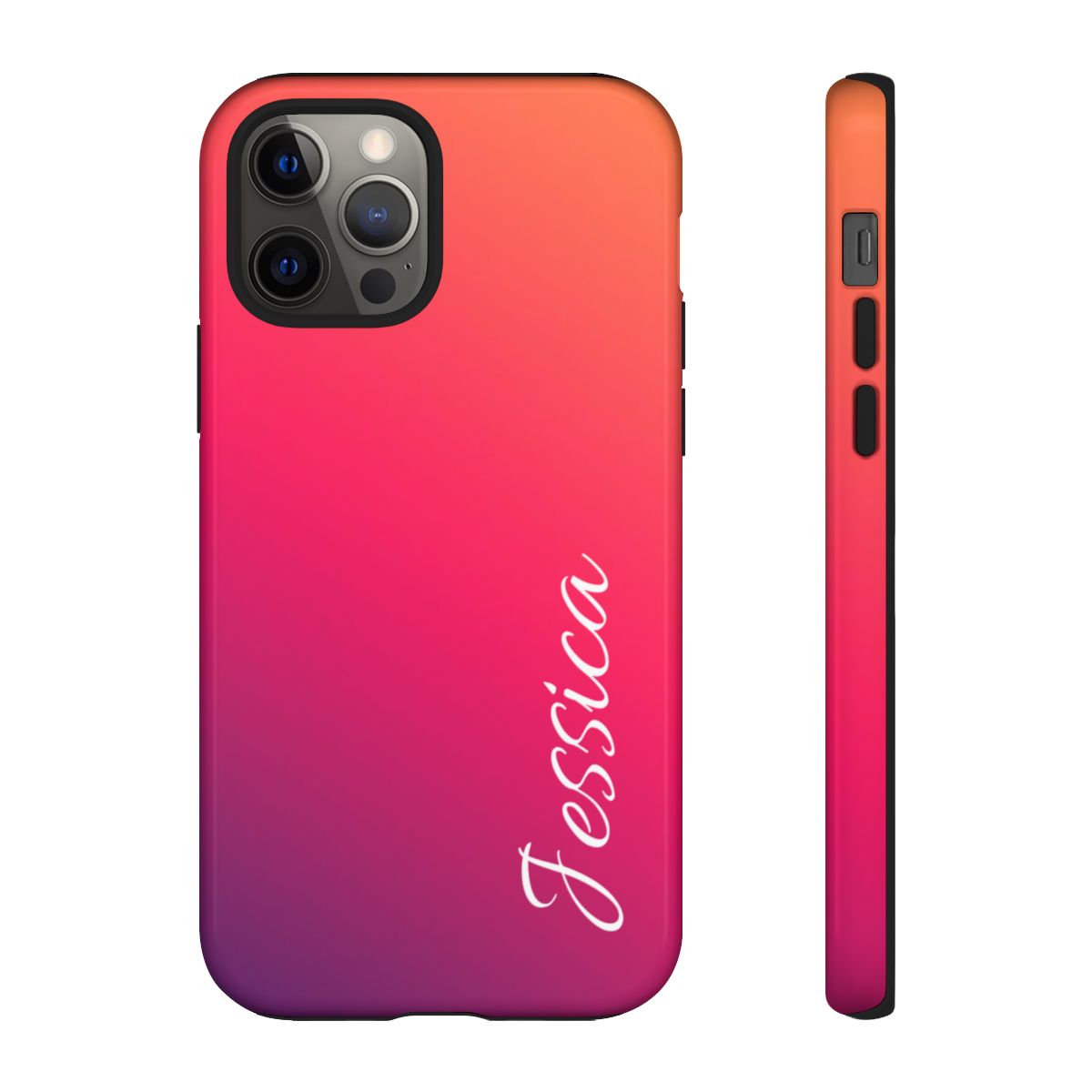 Personalized Ombre Gradient Phone Case - Custom Name