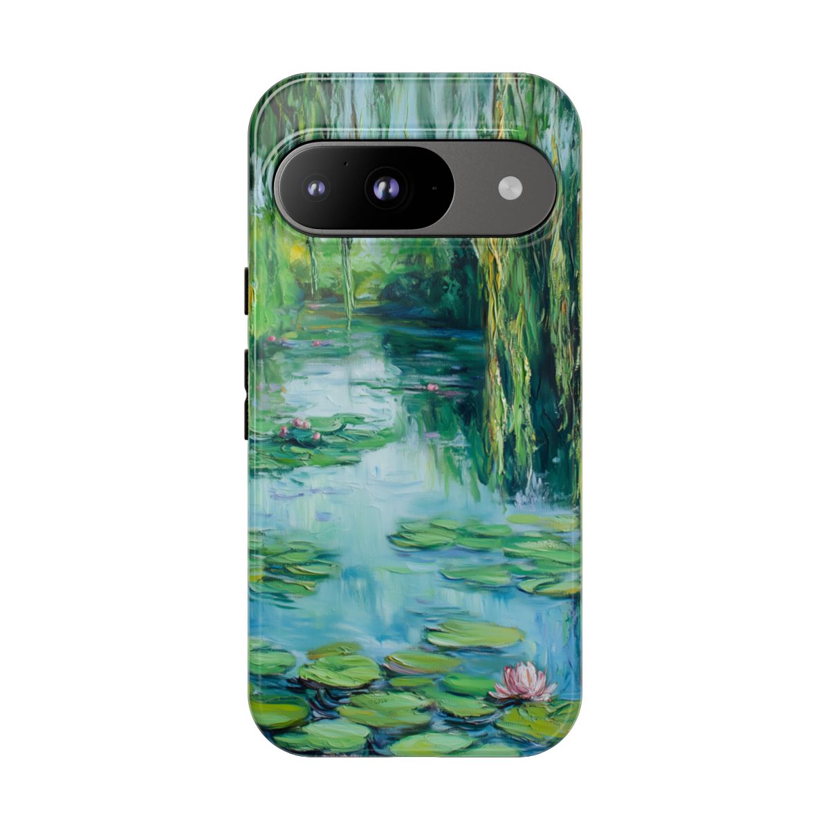 Willow Pond Impressionist Phone Case - Fine Art Lily Pad