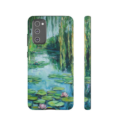 Willow Pond Impressionist Phone Case - Fine Art Lily Pad