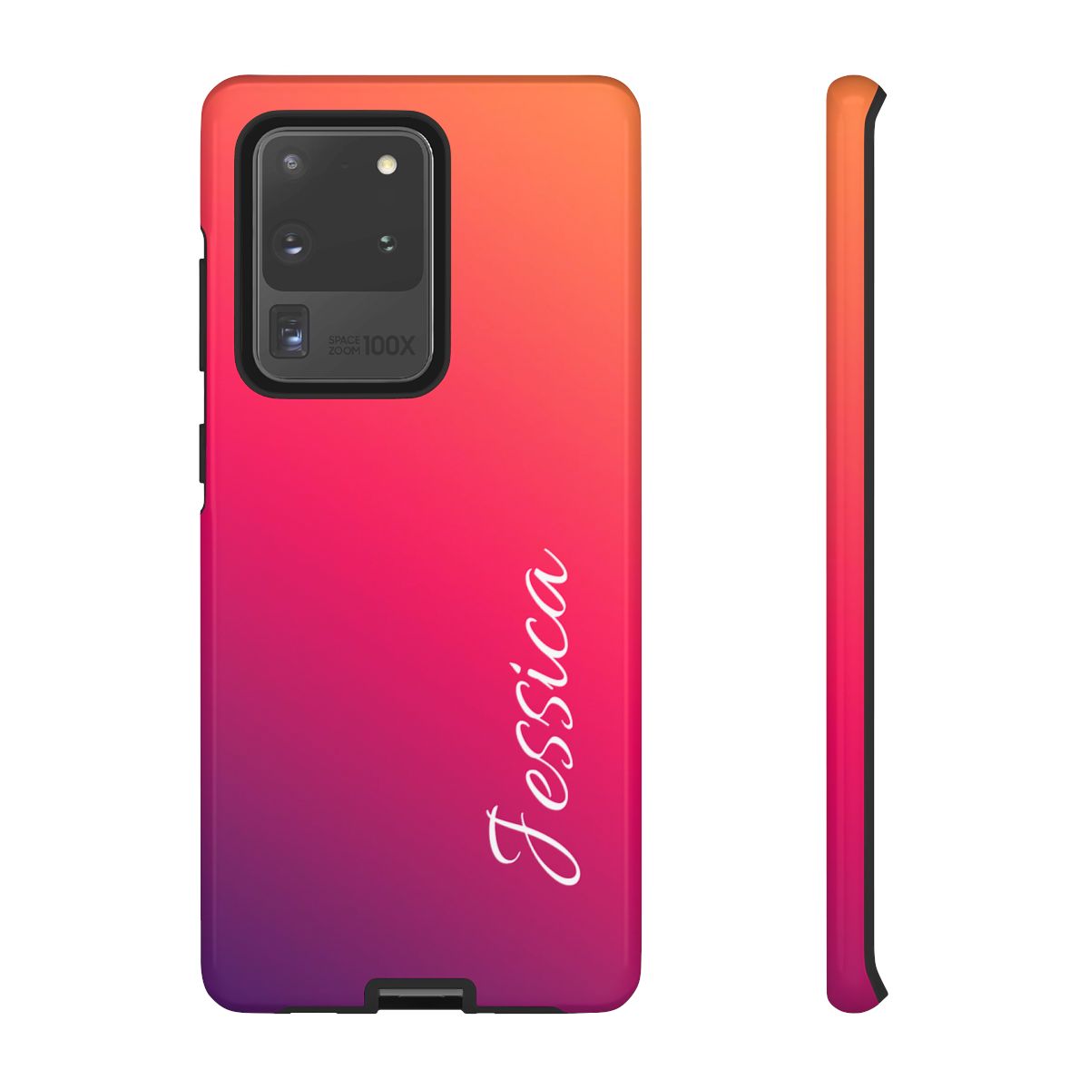 Personalized Ombre Gradient Phone Case - Custom Name