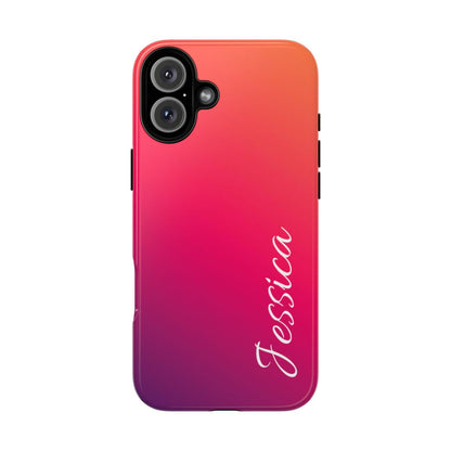 Personalized Ombre Gradient Phone Case - Custom Name