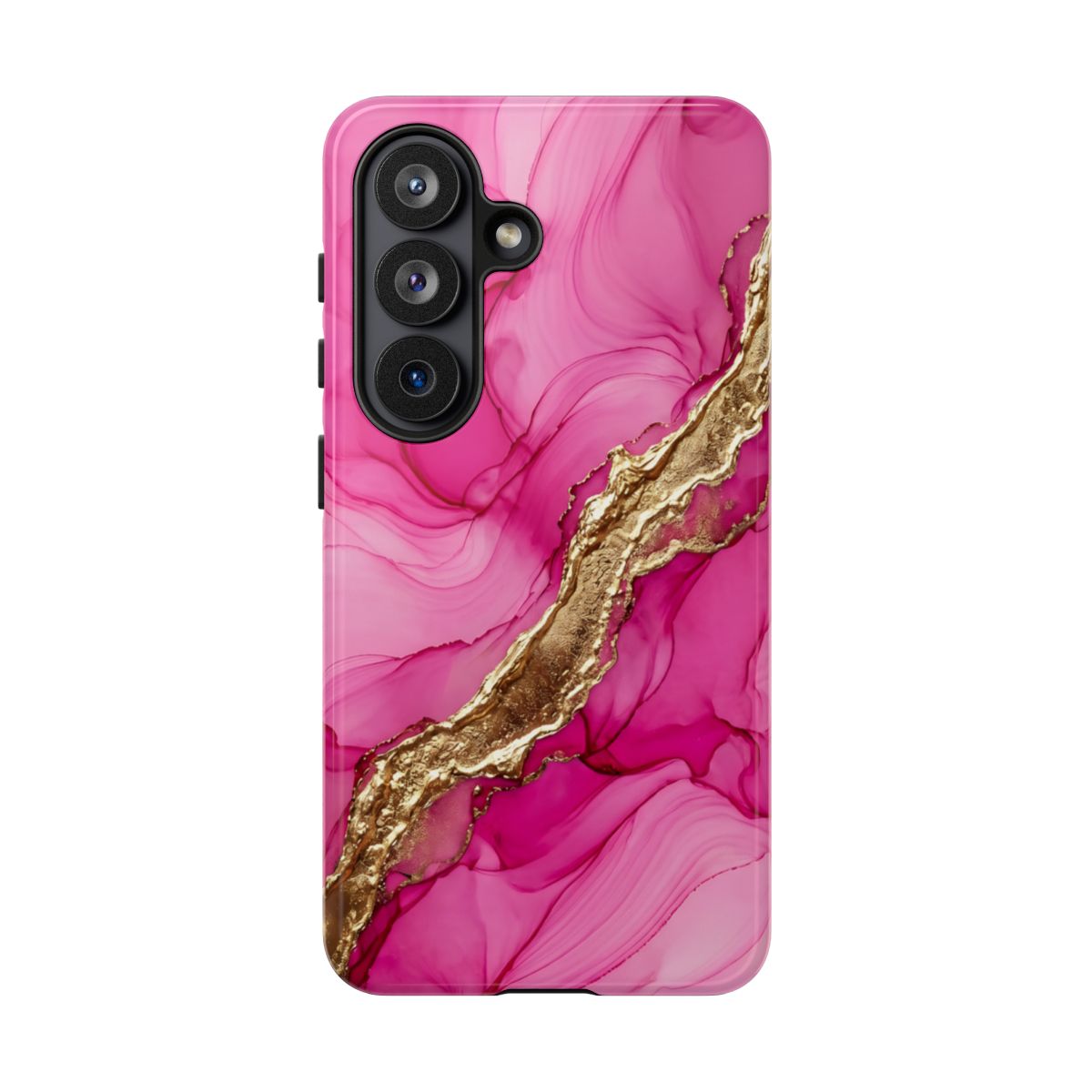 Pink Gold Marble Phone Case – Luxe Alcohol Ink Aesthetic