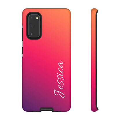 Personalized Ombre Gradient Phone Case - Custom Name