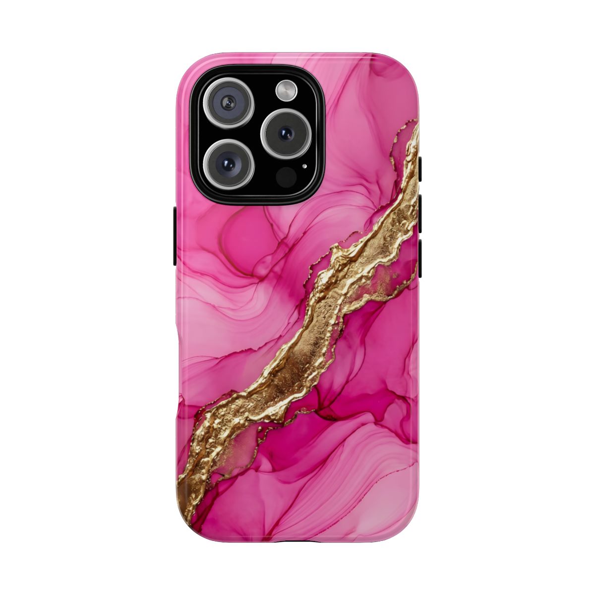 Pink Gold Marble Phone Case – Luxe Alcohol Ink Aesthetic