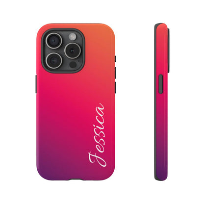 Personalized Ombre Gradient Phone Case - Custom Name