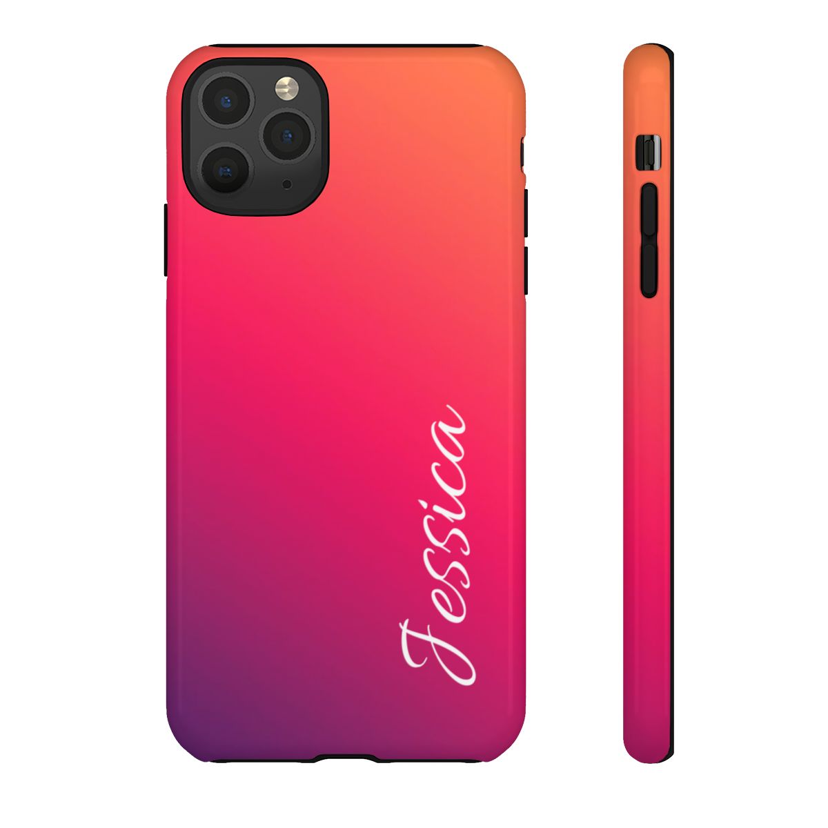 Personalized Ombre Gradient Phone Case - Custom Name