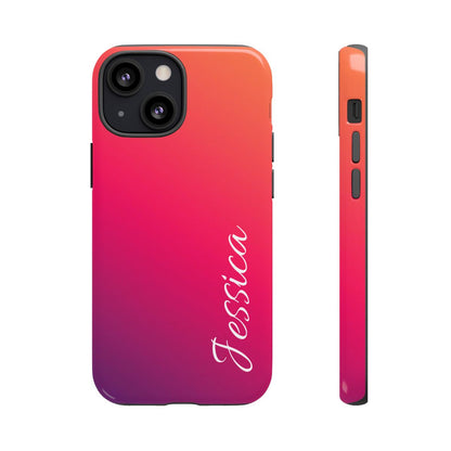Personalized Ombre Gradient Phone Case - Custom Name
