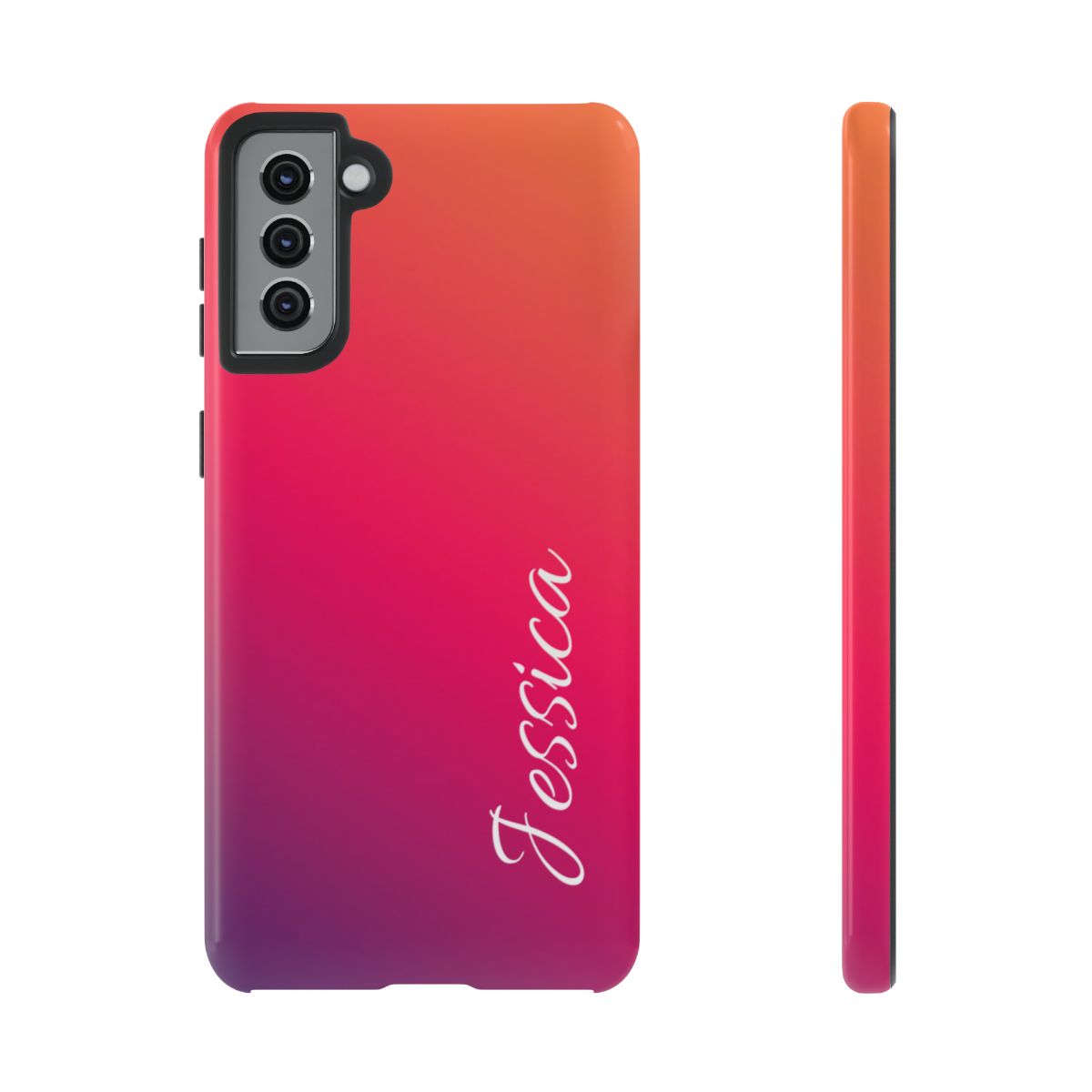 Personalized Ombre Gradient Phone Case - Custom Name