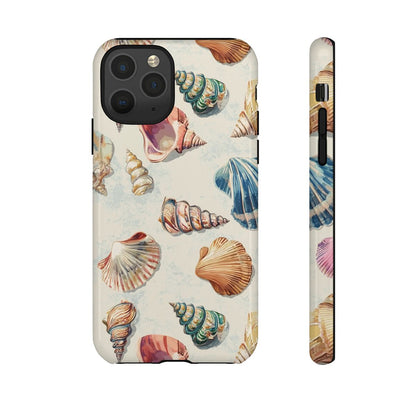 Vintage Coastal Shells Phone Case - Nautical Seashell Art