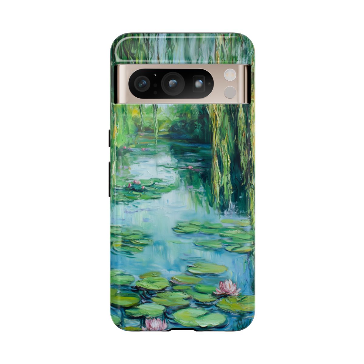 Willow Pond Impressionist Phone Case - Fine Art Lily Pad
