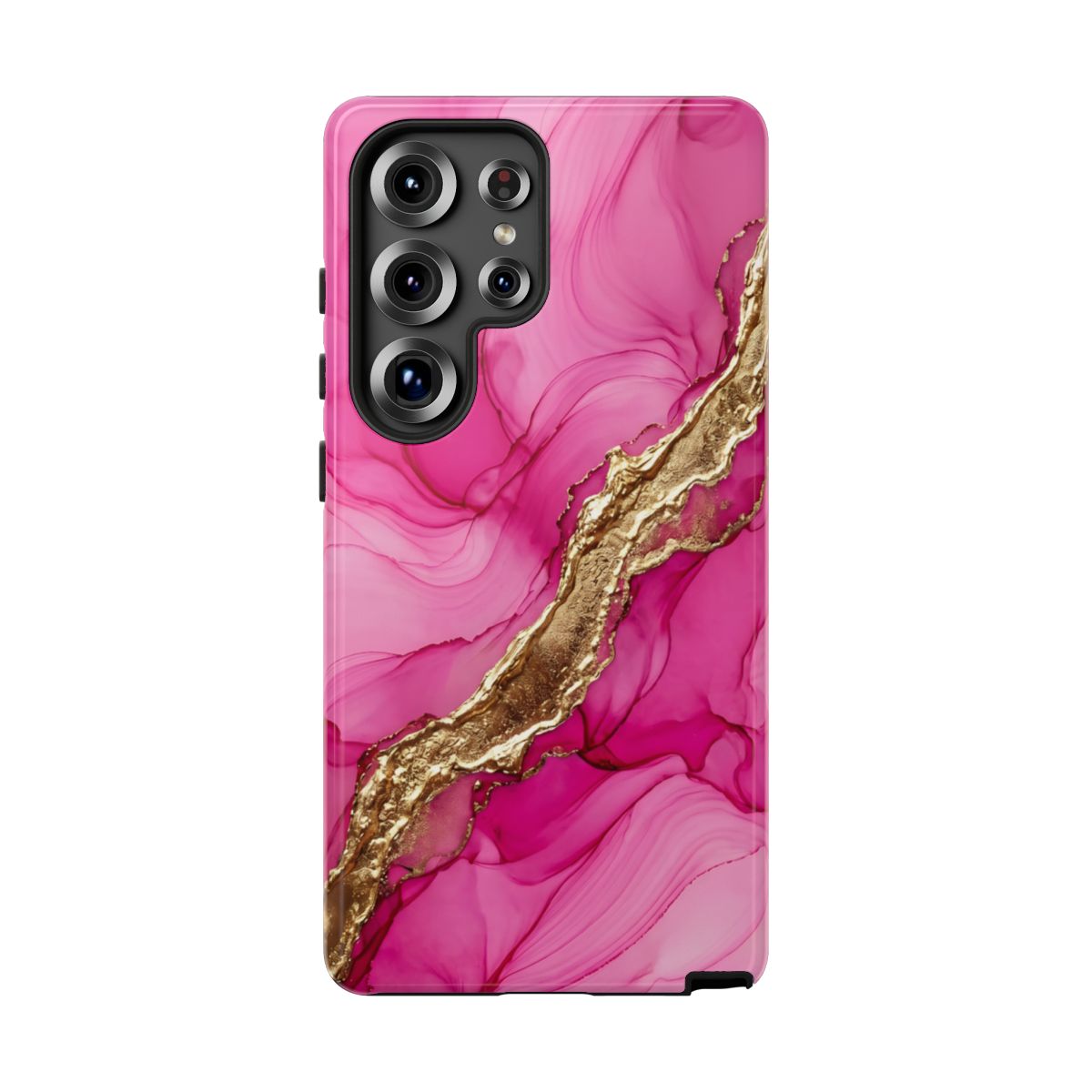 Pink Gold Marble Phone Case – Luxe Alcohol Ink Aesthetic