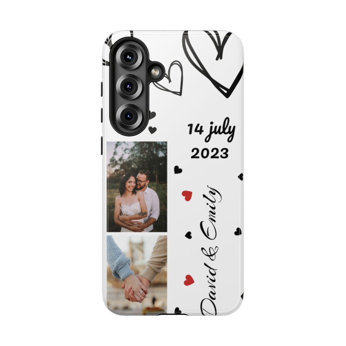 Custom Couple Photo & Anniversary Date Personalized Phone Case