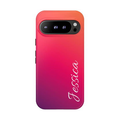 Personalized Ombre Gradient Phone Case - Custom Name