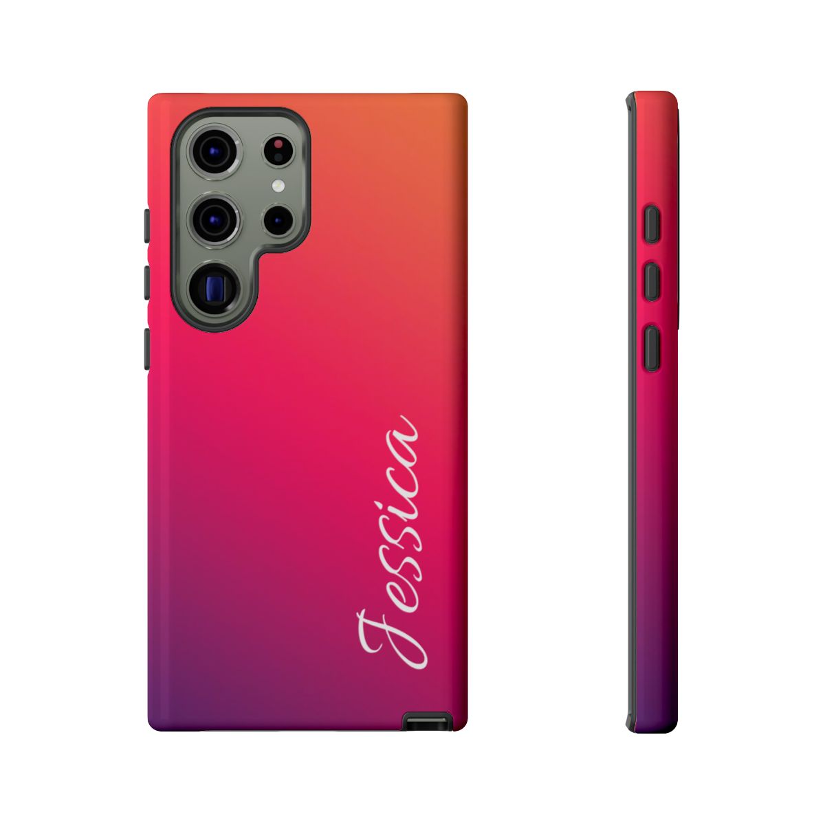 Personalized Ombre Gradient Phone Case - Custom Name