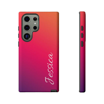 Personalized Ombre Gradient Phone Case - Custom Name