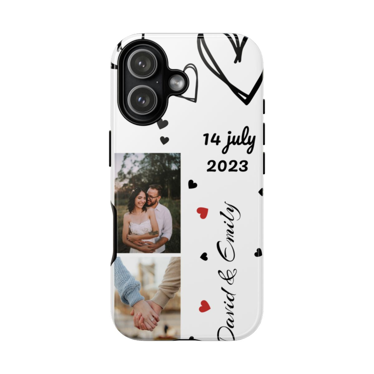 Custom Couple Photo & Anniversary Date Personalized Phone Case