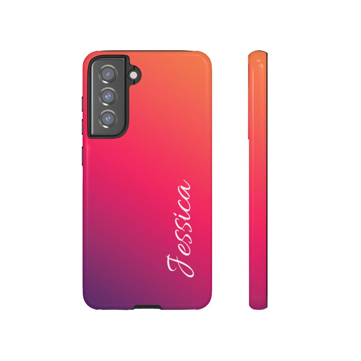 Personalized Ombre Gradient Phone Case - Custom Name