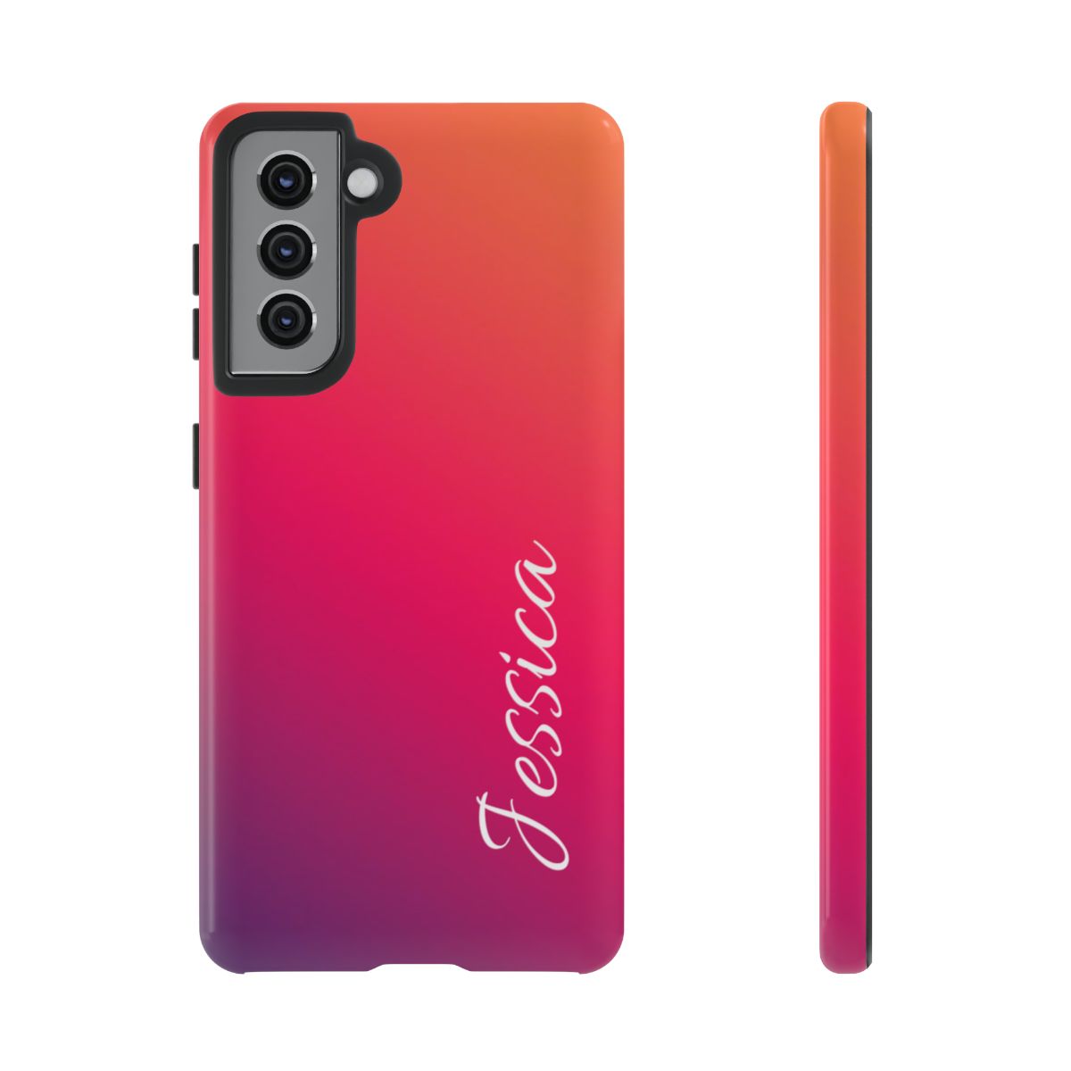 Personalized Ombre Gradient Phone Case - Custom Name