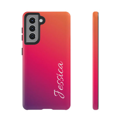 Personalized Ombre Gradient Phone Case - Custom Name