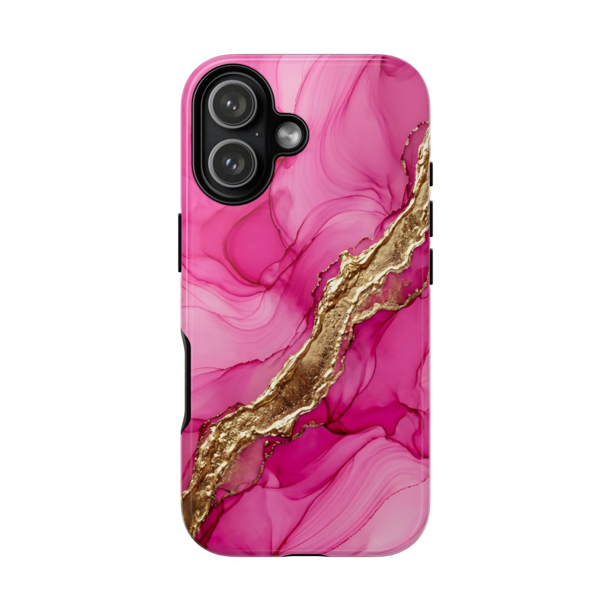 Pink Gold Marble Phone Case – Luxe Alcohol Ink Aesthetic