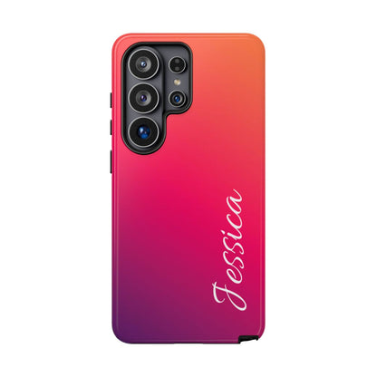 Personalized Ombre Gradient Phone Case - Custom Name