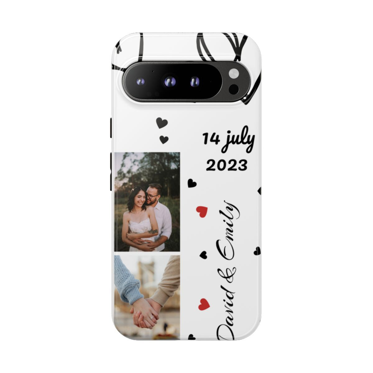 Custom Couple Photo & Anniversary Date Personalized Phone Case