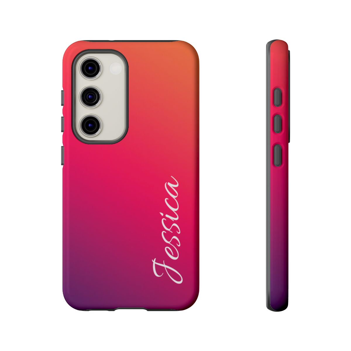 Personalized Ombre Gradient Phone Case - Custom Name