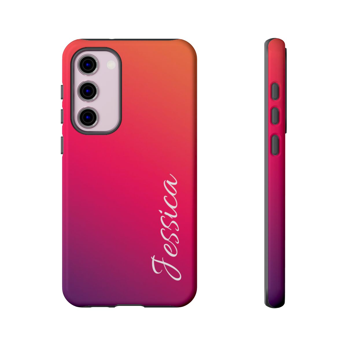 Personalized Ombre Gradient Phone Case - Custom Name