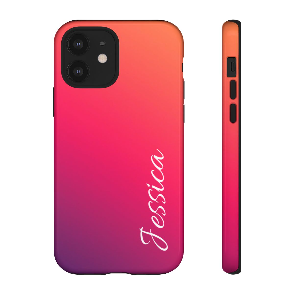 Personalized Ombre Gradient Phone Case - Custom Name