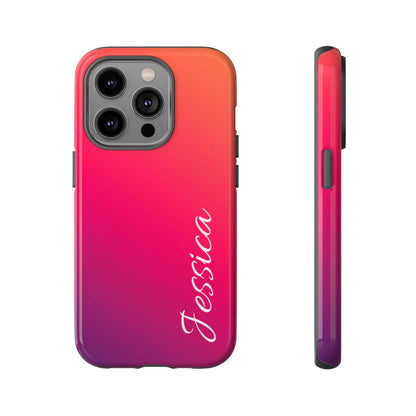 Personalized Ombre Gradient Phone Case - Custom Name