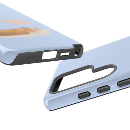 Funny Dachshund Phone Case – Minimalist Hot Dog Summer Aesthetic