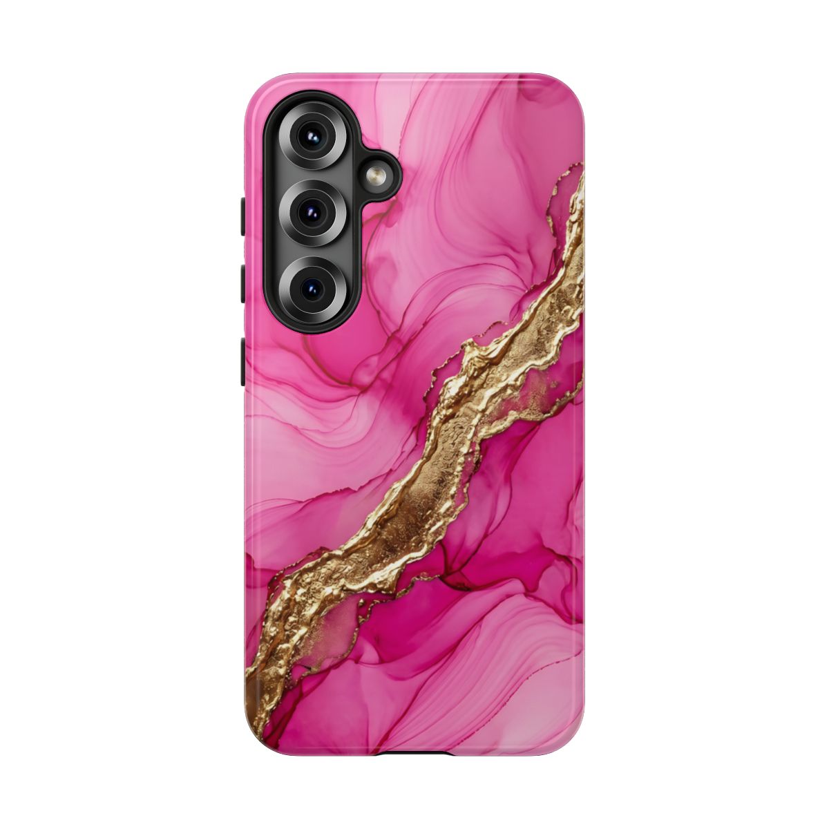 Pink Gold Marble Phone Case – Luxe Alcohol Ink Aesthetic