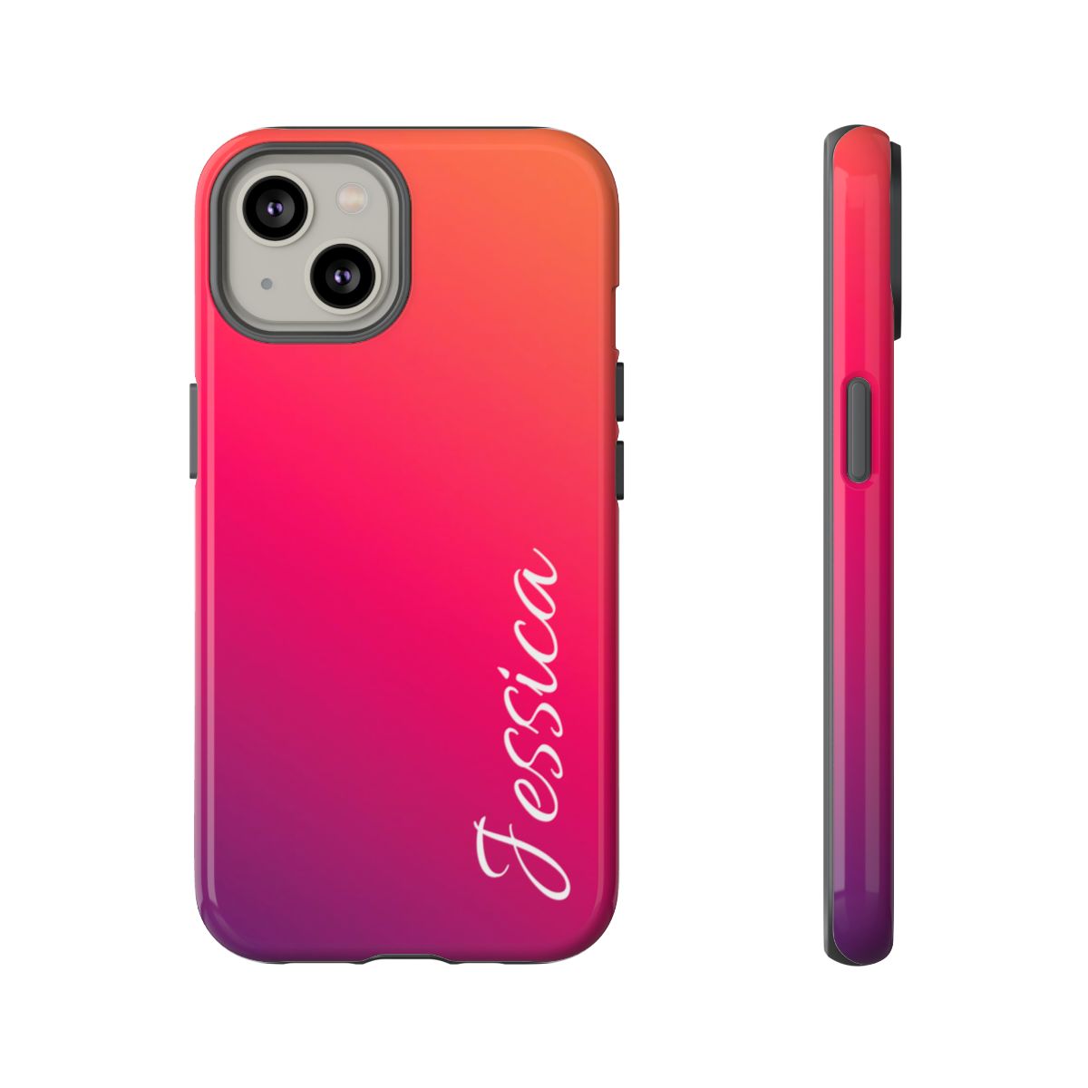 Personalized Ombre Gradient Phone Case - Custom Name
