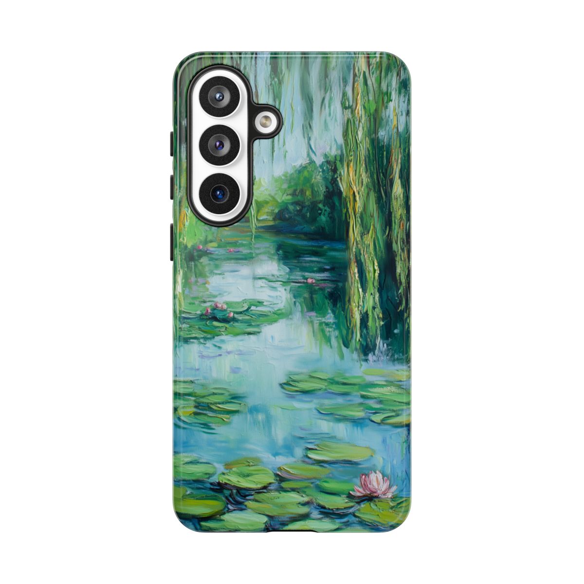 Willow Pond Impressionist Phone Case - Fine Art Lily Pad