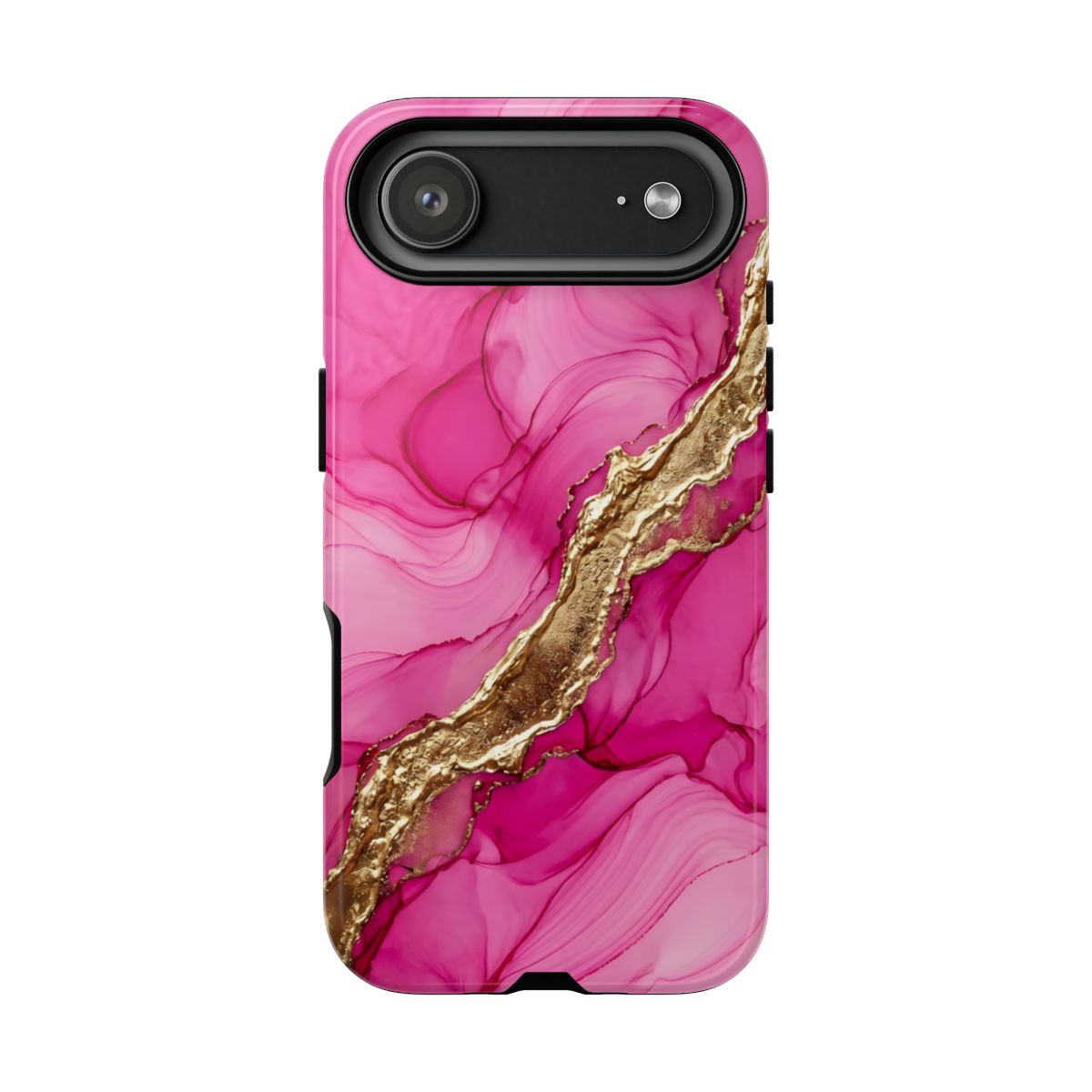 Pink Gold Marble Phone Case – Luxe Alcohol Ink Aesthetic