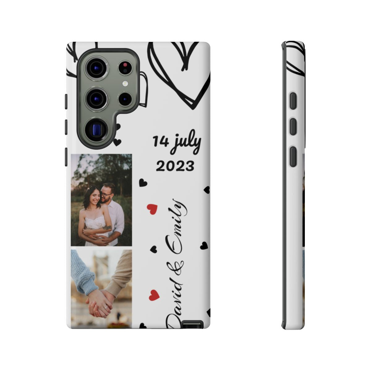 Custom Couple Photo & Anniversary Date Personalized Phone Case