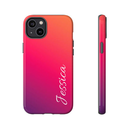 Personalized Ombre Gradient Phone Case - Custom Name