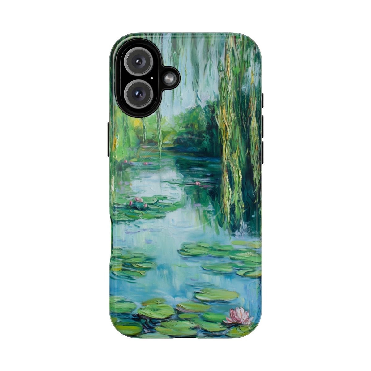 Willow Pond Impressionist Phone Case - Fine Art Lily Pad