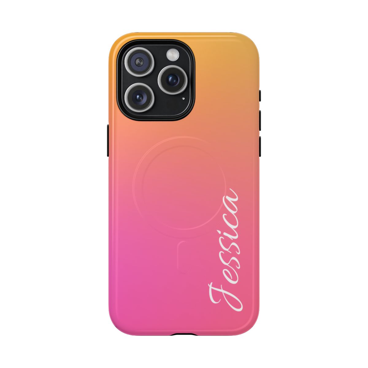 Personalized Ombre Gradient Phone Case - Custom Name