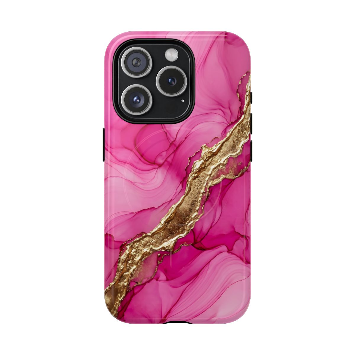 Pink Gold Marble Phone Case – Luxe Alcohol Ink Aesthetic