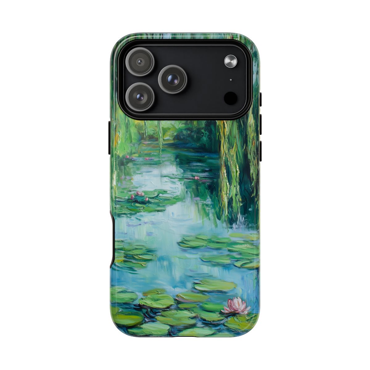 Willow Pond Impressionist Phone Case - Fine Art Lily Pad
