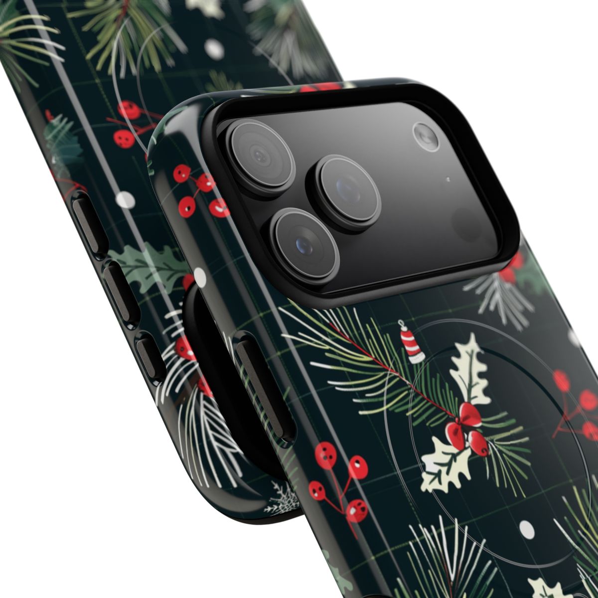 Holly Jolly Phone Case - Festive Winter Berries