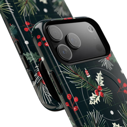 Holly Jolly Phone Case - Festive Winter Berries