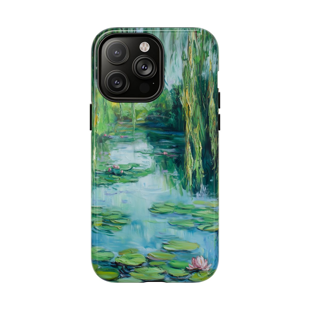 Willow Pond Impressionist Phone Case - Fine Art Lily Pad