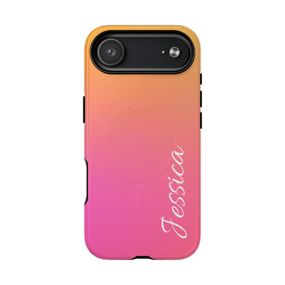 Personalized Ombre Gradient Phone Case - Custom Name