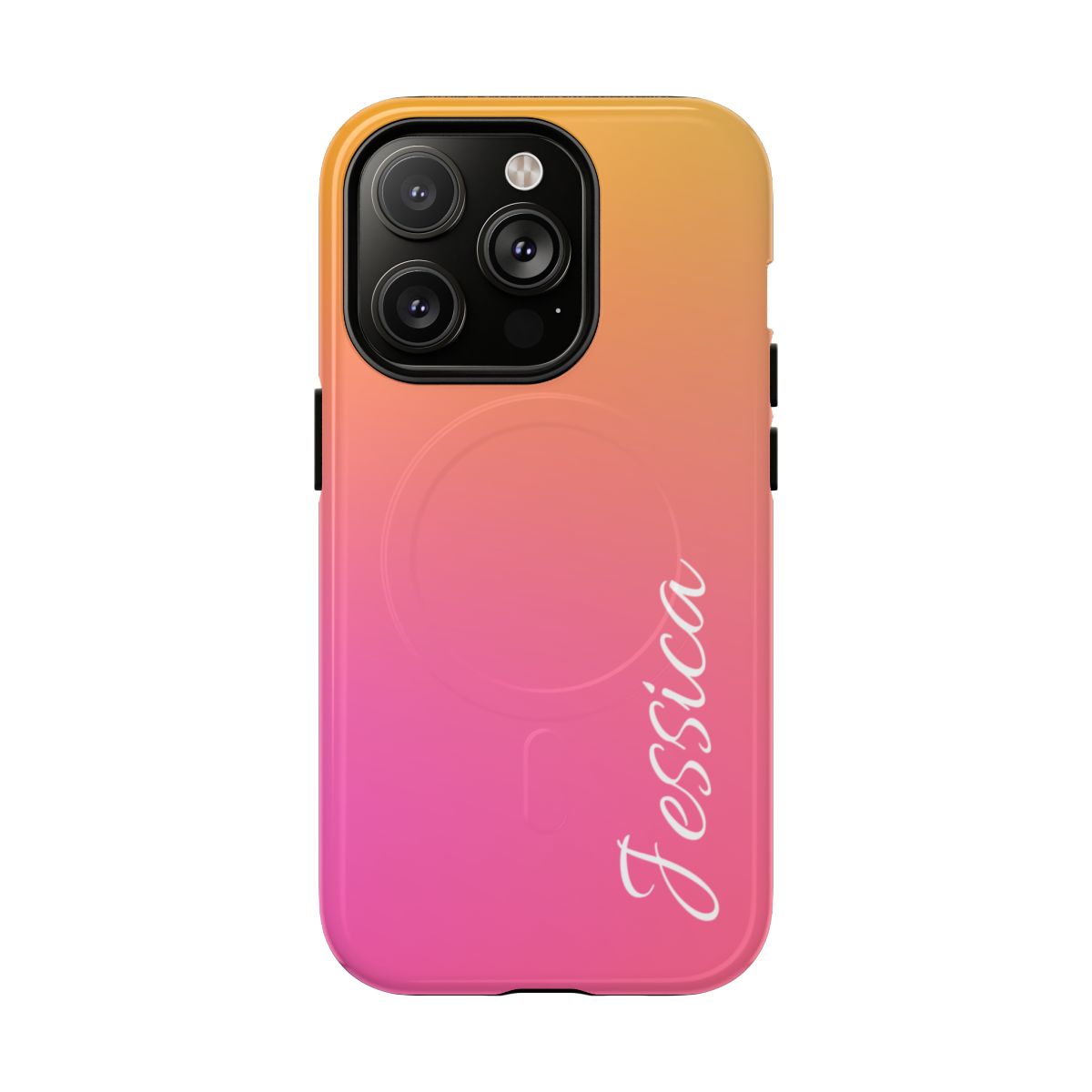 Personalized Ombre Gradient Phone Case - Custom Name