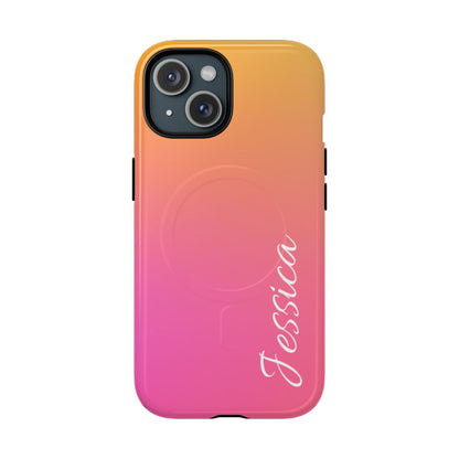 Personalized Ombre Gradient Phone Case - Custom Name