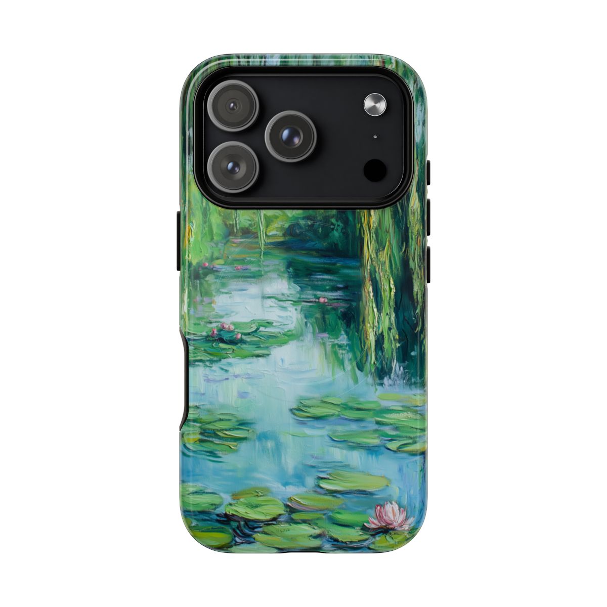 Willow Pond Impressionist Phone Case - Fine Art Lily Pad