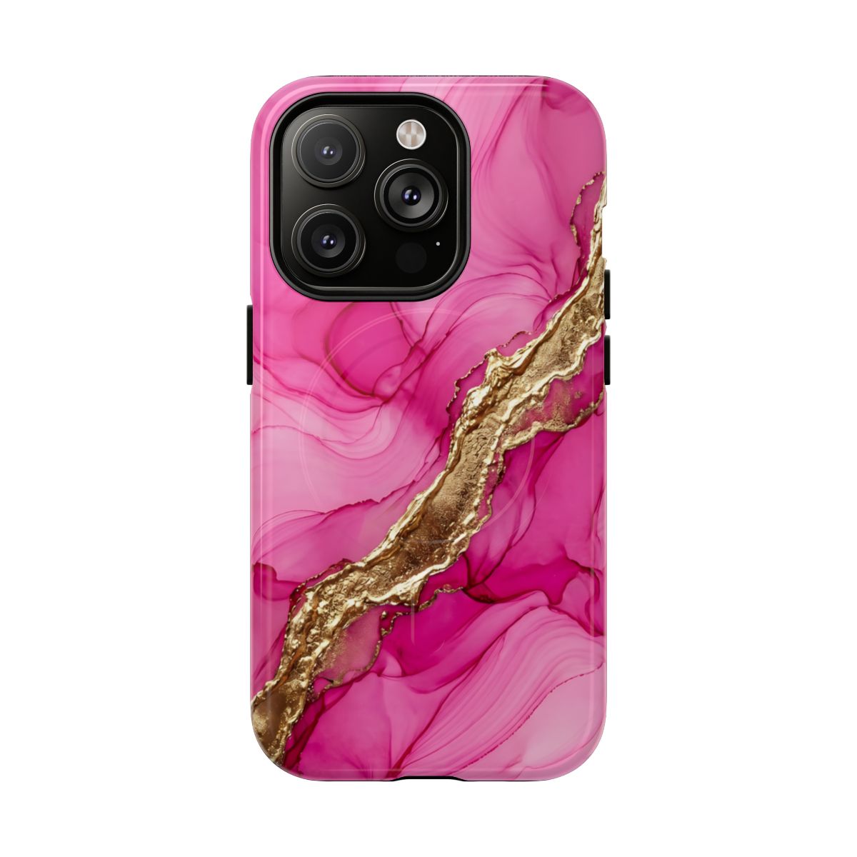 Pink Gold Marble Phone Case – Luxe Alcohol Ink Aesthetic